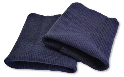 Baumwoll-Handgelenkschoner, 1 Paar, mittelblau, 100% Baumwolle