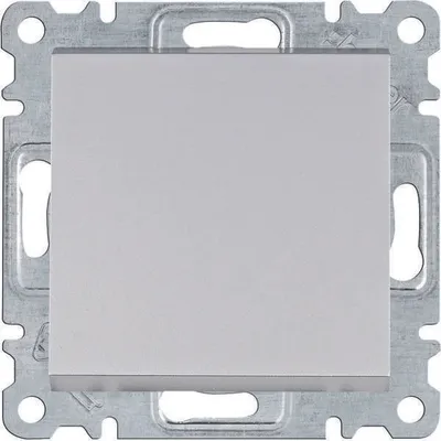 Produktbild von HAGER lumina Zweipoliger Schalter silber WL0062