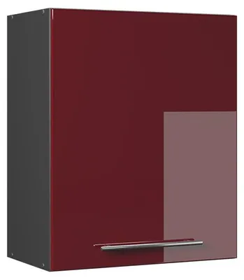 Obrázek produktu pro Věšák na stěnu Vicco Fame-Line Bordó červená vysoký lesk 60 cm, Model 62844