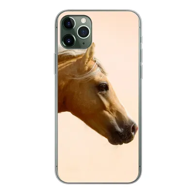 Produktbild von MuchoWow® Handyhülle Schutzhülle Hülle für iPhone 11 Pro Max Pferd - Licht - Luft Silikon Softcase Handy Hülle - Schutz