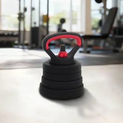 Image de Ensemble Haltère, Barre et Kettlebell 4-en-1 20 kg