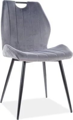 Produktbild von Esszimmerstuhl Küchenstuhl Set Arco grau 2er Set