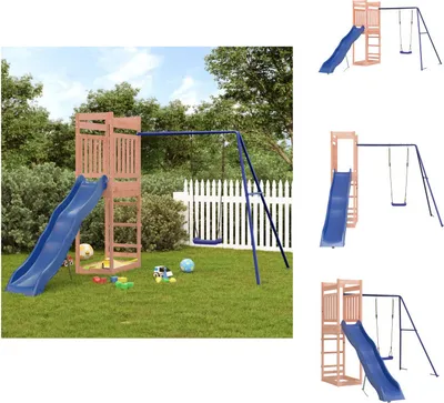 Produktbild von vidaXL Spielturm Massivholz Douglasie -  Schaukeln & Spieltürme