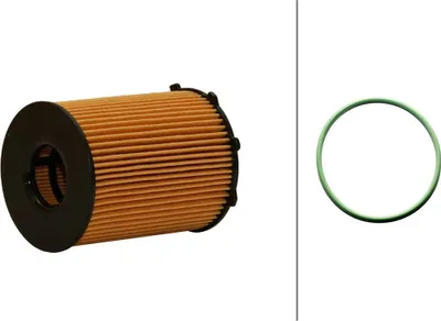 Produktbild von Ölfilter-Einsatz Ø 70 mm HELLA IAM-Expertise passend für u.a. CITROËN C4