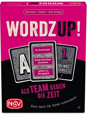 Obrázek produktu pro WORDZ UP! Als Team gegen die Zeit - Nichts für Denk-Schnecken :-)