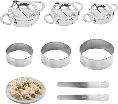Produktbild von Famanu Ravioli Form für Teigtaschen - Edelstahl, 8er Set
