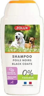 Produktbild von ZOLUX Shampoo für Hunde mit schwarzen Borsten 250ml