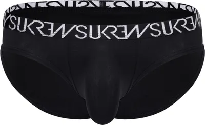 Image de SUKREW - Sous-vêtement Slips Hommes - Low-rise Brief Midnight Black - 1x Taille L