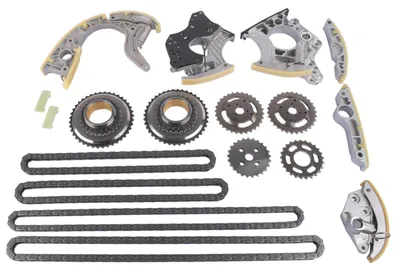 Immagine prodotto di Kit catena di distribuzione - Sistema di controllo motore - Compatibile con Audi A5, A6, A8, Q7, motori 4.2L e 5.2L a doppio albero a camme (DOHC) - Sostituisce i codici: 057109116H, 057109116J, 059109229J, 057109077