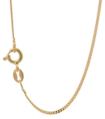 Produktbild von Vergoldete Panzerkette 1,2 mm 925 Silber Gelbgold plattiert 42 cm