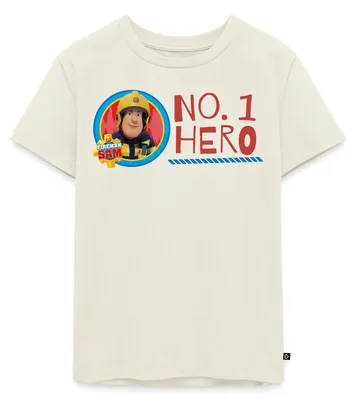 Produktbild von Spreadshirt Feuerwehrmann Sam™ No. 1 Hero Kinder Premium T-Shirt, 98/104 (2 Jahre), Naturweiß
