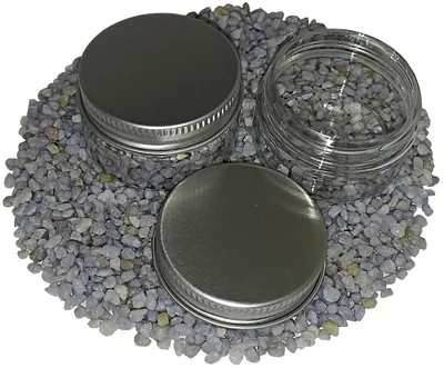 Produktbild von 30 x Designer Glasoptik Tiegel Fluppy 30ml Geldosen Aluminium Schraubdeckel Vorratsbehälter