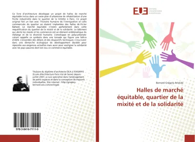 Produktbild von Halles de marché équitable, quartier de la mixité et de la solidarité
