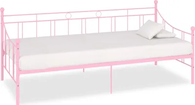 Obrázek produktu pro Rám denní postele růžový kov 90 x 200 cm