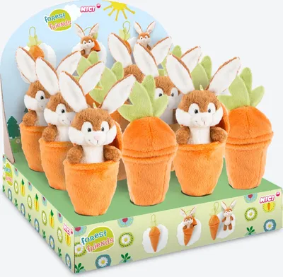 Obrázek produktu pro NICI plyš Králíček v mrkvičce 15cm