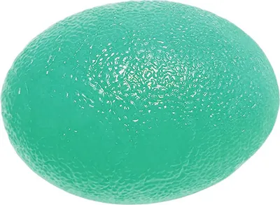 Imagen del producto de Pelota para fortalecer el agarre, entrenador de dedos de silicona, ejercitador que ayuda a aliviar el estrés y la tensión, color verde
