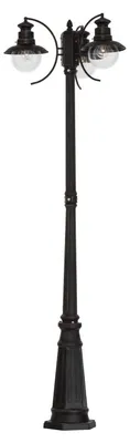 Produktbild von Lindby Außenleuchte Eddie, 198 cm, rost, Metall, IP44, E27