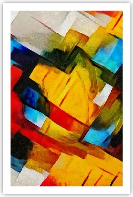 Produktbild von Poster - Poster ohne Rahmen - Abstraktion modern - 61x91,5 cm - Wand Bild - Wanddeko - Wandbilder - Kunstposter - Wandposter - Bilder - Kunstdruck - Wanddekoration - Wandbild - P2XPA61x91-3451