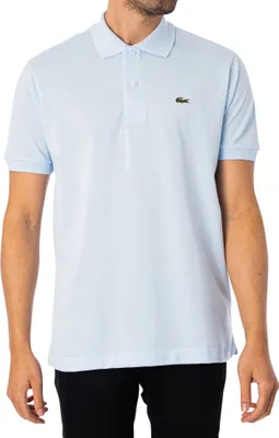 Produktbild von Lacoste Classic Fit polo, beekjes blauw