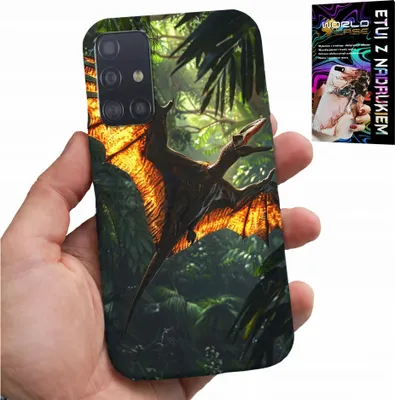 Produktbild von Gehäuse Für Samsung Galaxy A71 - Dino Dinosaurier Pterodactyl Rückseite Fall