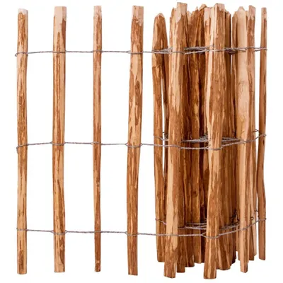Zdjęcie produktu dla vidaXL Płot z drewna orzechowego 90x500 cm