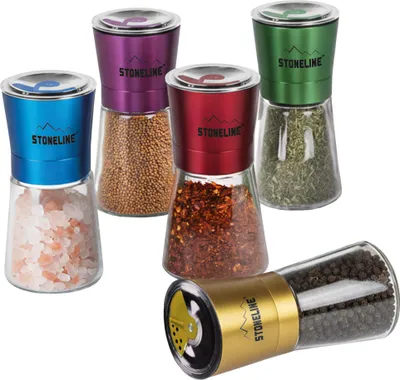 Produktbild von STONELINE® Gewürzmühlen Set 5-teilig | Bunt