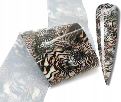 Produktbild von Nagel-Transferfolie 10Cmx4Cm Tiger
