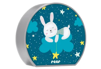 Immagine prodotto di reer MyBabyLight Hase, Beruhigungslicht, Nachtlicht, Schlummerlicht, Pazifikblau, 52371