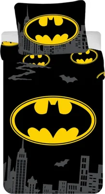 Produktbild von Jerry Fabrics Leinen inklusive Batman Das Emblem 140x200, 70x90 cm