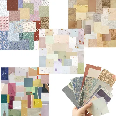 Obrázek produktu pro Papír do scrapbooku, 240 kusů, rozměry 54–110 mm, vhodný pro kreativní projekty