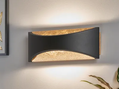Produktbild von Fischer & Honsel Rio LED Wandleuchte 5,2W warmweiss Acryl sandschwarz 30529