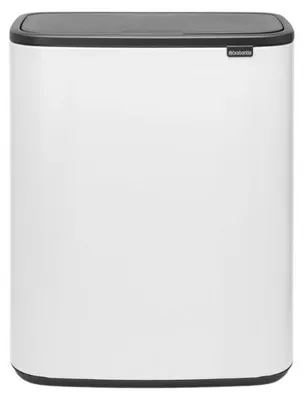 Produktbild von Brabantia Bo Touch Bin, 60 l, Rechteckig, Kunststoff, Schwarz, Platin, Kunststoff, 545 mm