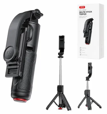 Zdjęcie produktu dla Selfie stick XO SS39 Bluetooth tripod 70cm czarny