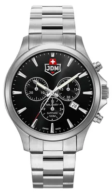 Produktbild von JDM Military JDM-WG002-01 Alpha Chrono Jacques du Manoir swiss Herren Uhr NEU