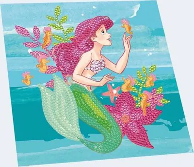 Produktbild von Crystal Art Card Arielle 18x18cm
