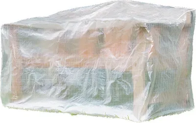 Zdjęcie produktu dla Pokrowiec ochronny przezroczysty na ławkę 2-osobową, ok. 120x75x80