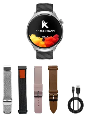 Produktbild von Knauermann PRO 4 (2026) Smartwatch mit Anruf & SOS Funktion