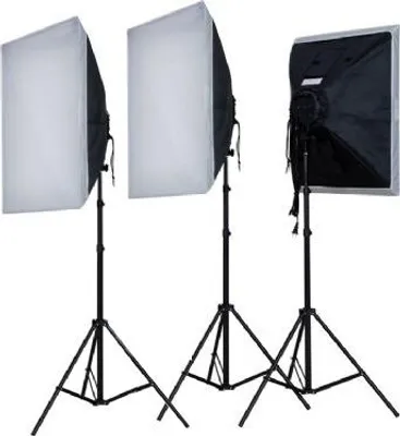 Immagine prodotto di Falcon Eyes 290505 set di attrezzature per studio fotografico Nero, Bianco