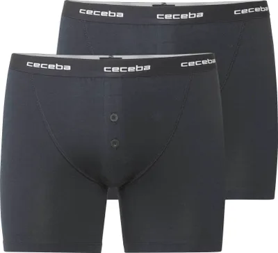 Produktbild von CECEBA Herren Long-Pants blau uni 2er Pack Größe: 6