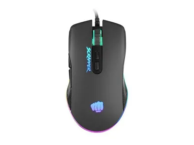 Produktbild von FURY Scrapper, Beidhändig, Optisch, USB Typ-A, 6400 DPI, Schwarz