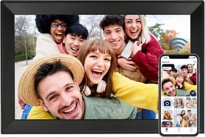 Immagine prodotto di Cornice digitale Wi-Fi nera da 10 pollici