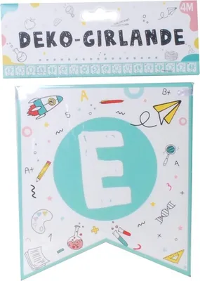 Produktbild von Girlande Endlich Schulkind Schulanfang Einschulung Deko 1. Schultag