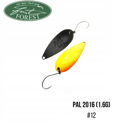 Produktbild von Forest PAL #12 Second Yellow II Wobbler 1,6g
