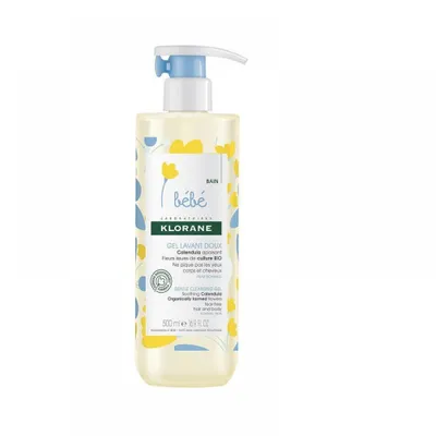 Image de Klorane Bebe Gel nettoyant doux - Fleurs Peau normale 500 ml