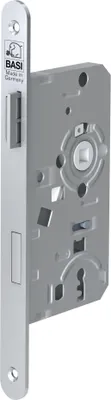Image de Serrure à mortaiser Serrure de porte de chambre ES 922 pour clé à panneton DIN droite (55 mm x 72 mm x 235) Têtière : 20 mm - ronde