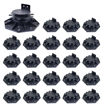 Obrázok produktu pre Podpery na terasy 24 kusov - Nastaviteľné podstavce 30mm-60mm - Pre vonkajšie použitie