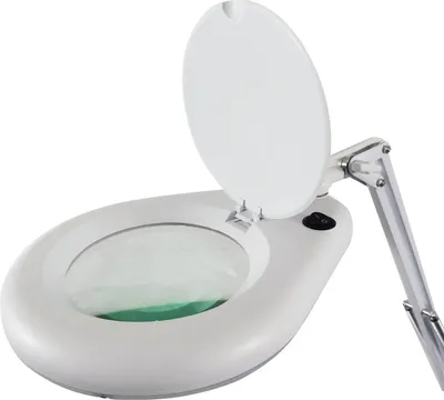 Immagine prodotto di UNiLUX 400108073 Lampada d'ingrandimento UNiLUX LED ZOOM, con morsetto da tavolo, bianco