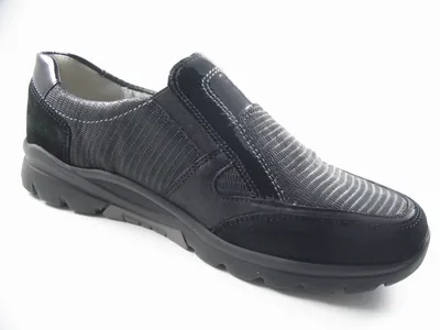 Produktbild von WALDLÄUFER Damen Slipper bequem schwarz Gr. 4