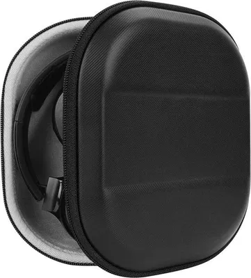 Image de Coque de protection pour téléphone portable avec coque rigide et rangement pour câble, noir