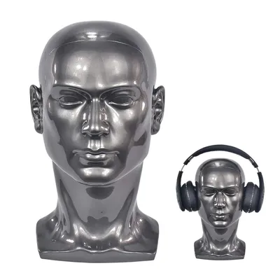 Produktbild von Perückenständer, 50cm Professioneller Mannequin-Kopf für Display-Kopfhörer, Kopfhörer, Spielkonsole, Hüte, Perücken, Schmuck